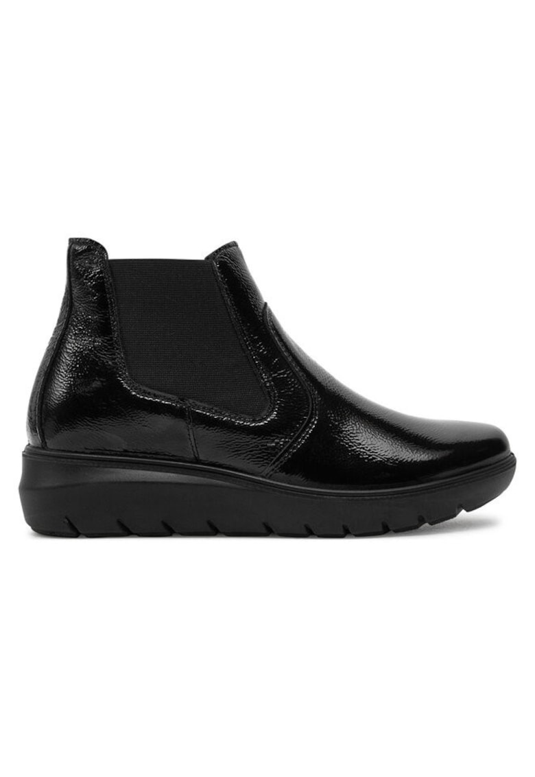 Ghete dama  304531149 - Piele naturala - Negru - Negru