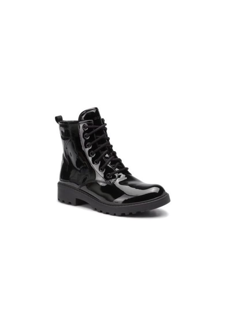Ghete dama  201629109 - Piele ecologica - Negru - Negru