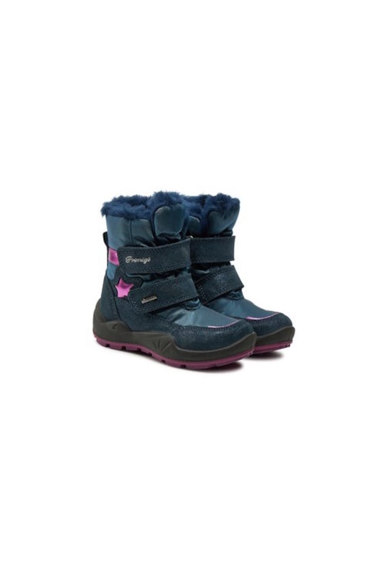 Ghete fete  304997679 - Piele naturala - Albastru - Albastru