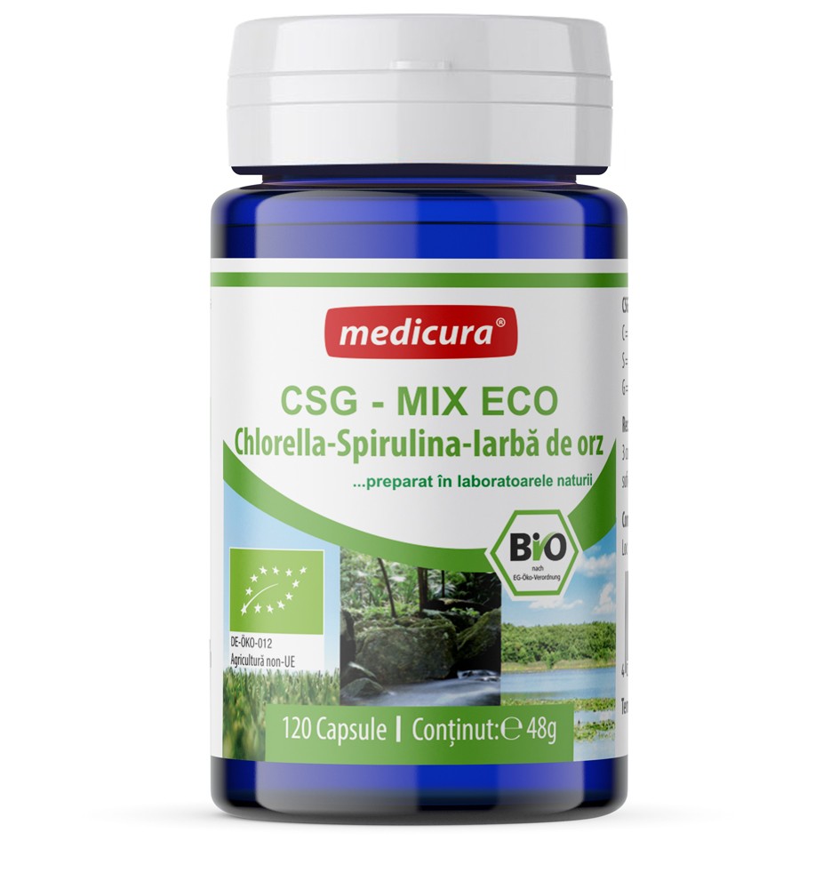 CSG Mix BIO, 120 comprimate/48 g Medicura