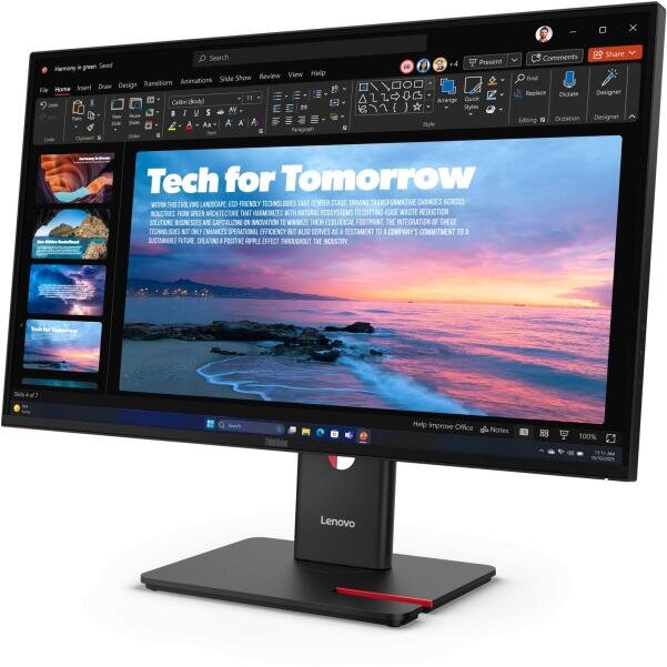Monitor ThinkVision T27QD-40 27Inch IPS 2560x1440 120Hz Hub USB Negru