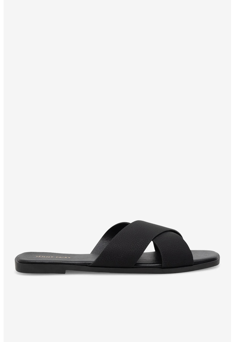 Papuci dama  5905588624769 - Sintetic - Negru - Negru