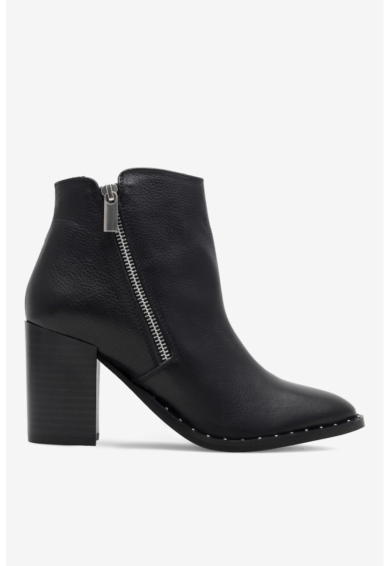 Ghete dama  5905588007074 - Piele naturala - Negru - Negru