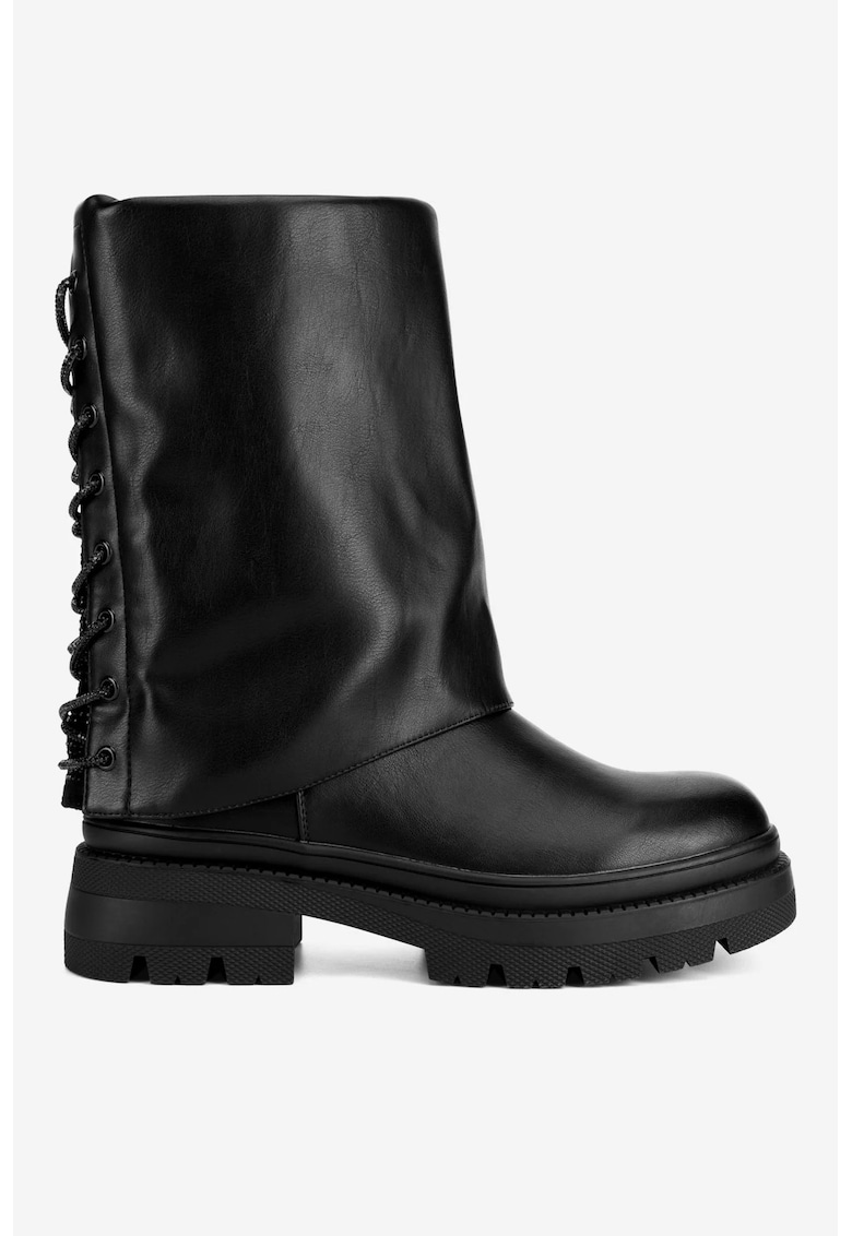Cizme dama  5905588888406 - Sintetic - Negru - Negru