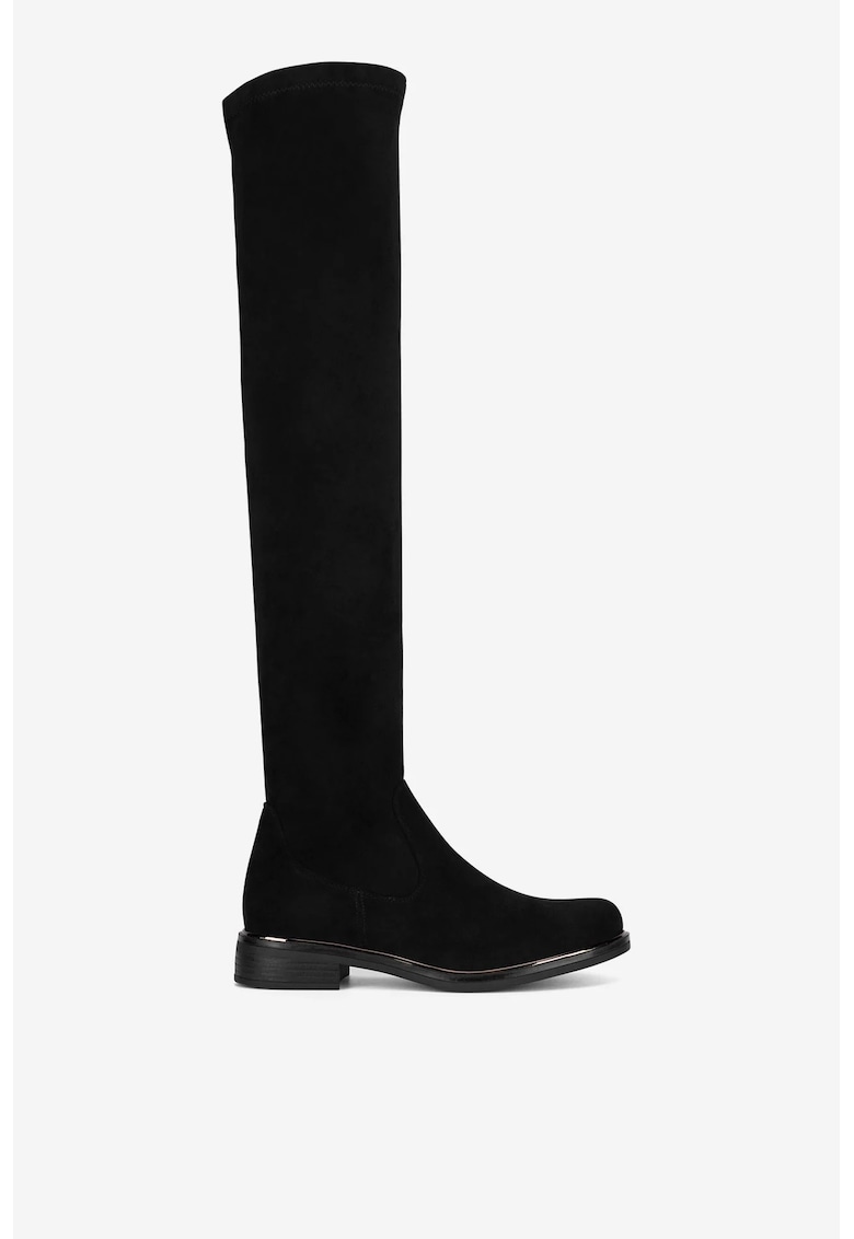 Cizme dama  5905588899228 - Textil - Negru - Negru