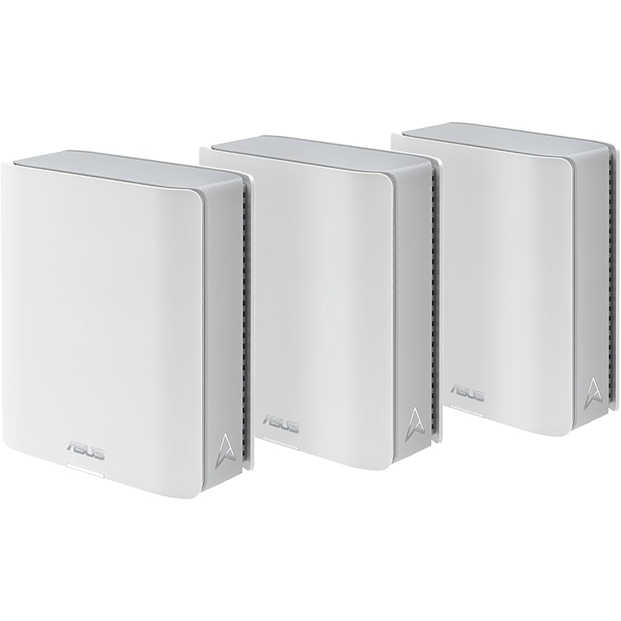 Sistem Mesh ZenWiFi BT10(3PK) BE18000 Tri Band Wi-FI7 18 Gbps Porturi Dual 10G 4G & 5G Mobile Tethering Alb