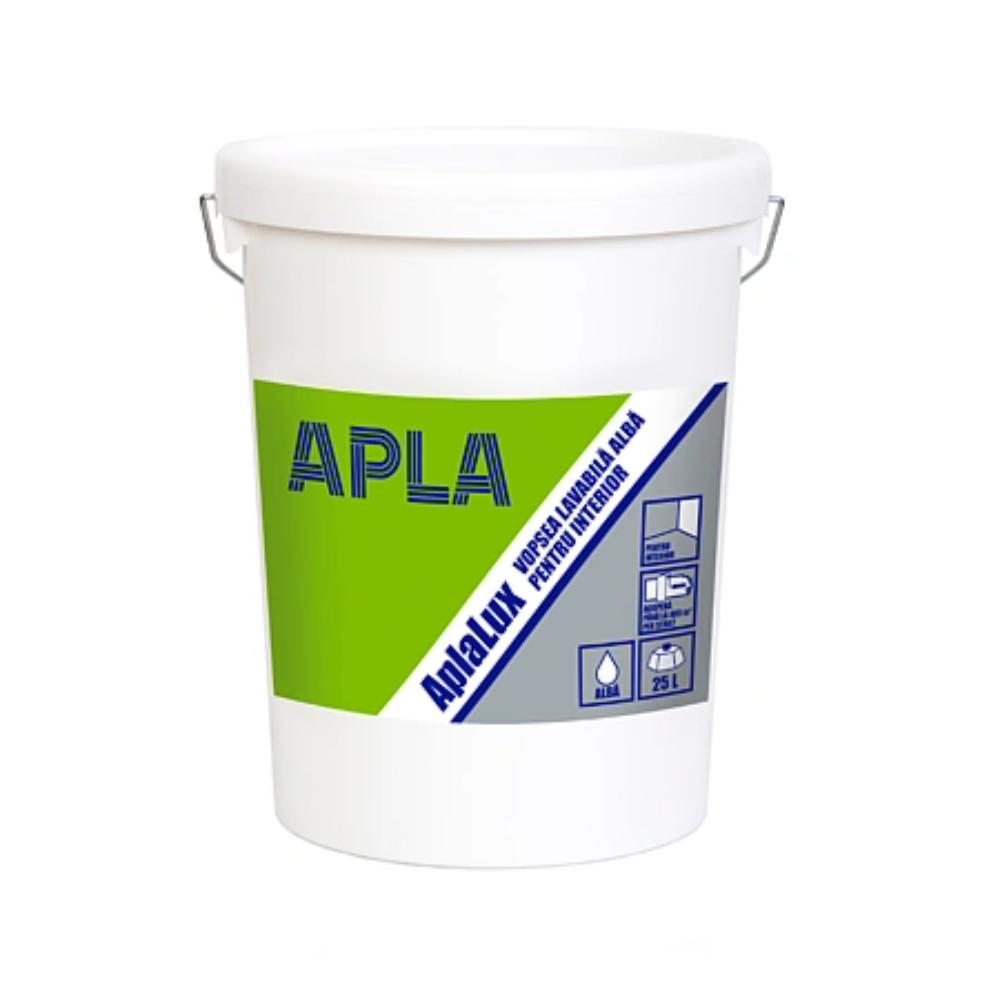 Vopsea superlavabila de interior Aplalux, alb, 25 l