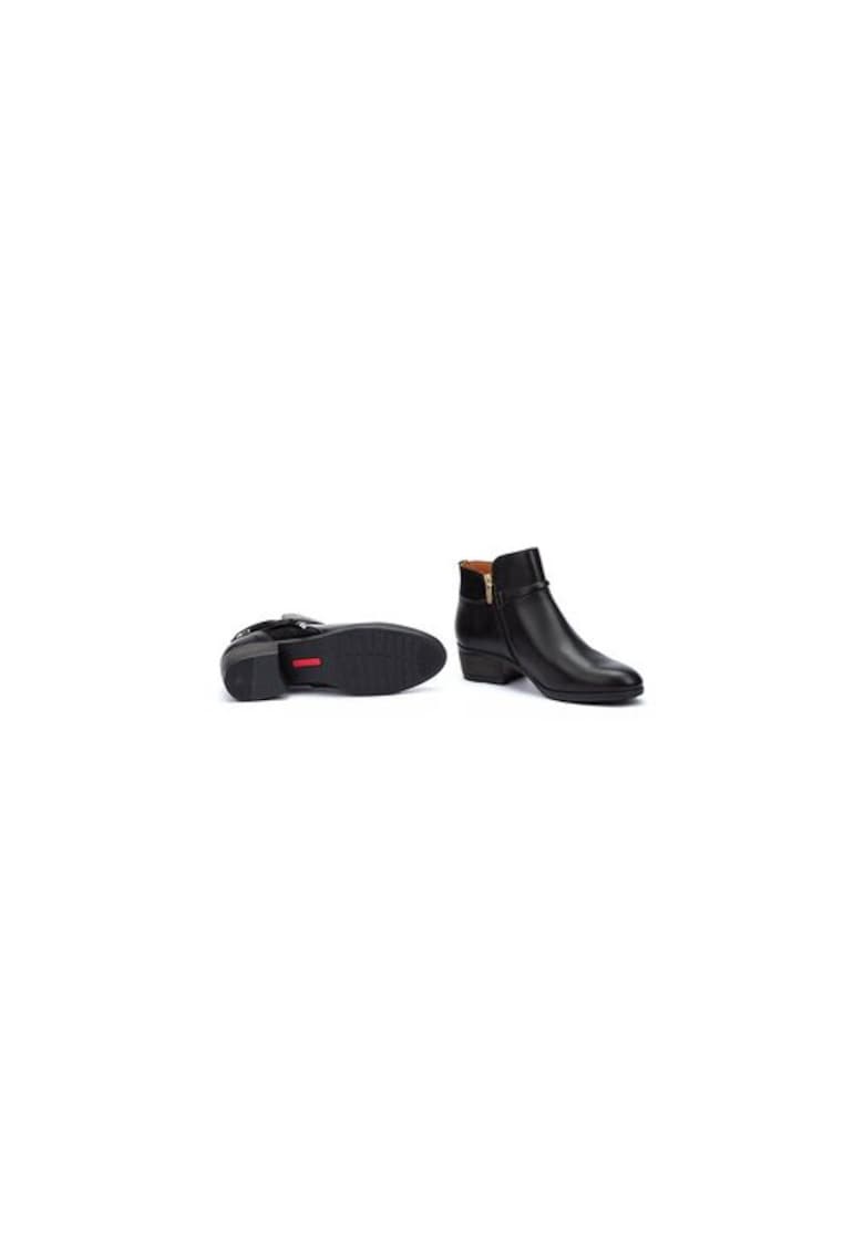 Ghete dama  302997961 - Piele naturala - Negru - Negru