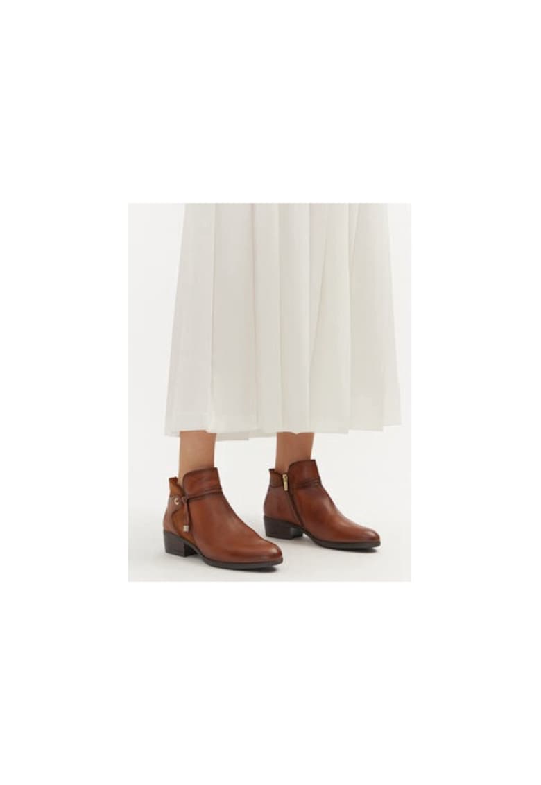 Ghete dama  302997992 - Piele naturala - Maro - Maro