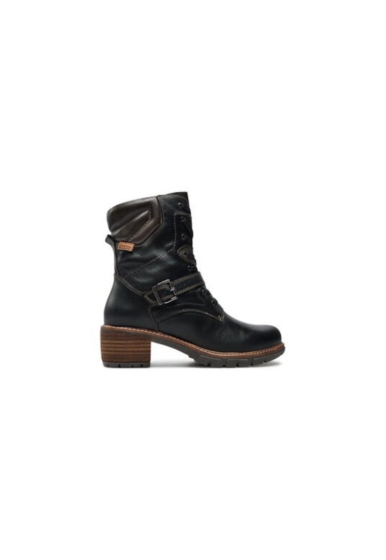 Ghete dama  304358449 - Piele naturala - Negru - Negru