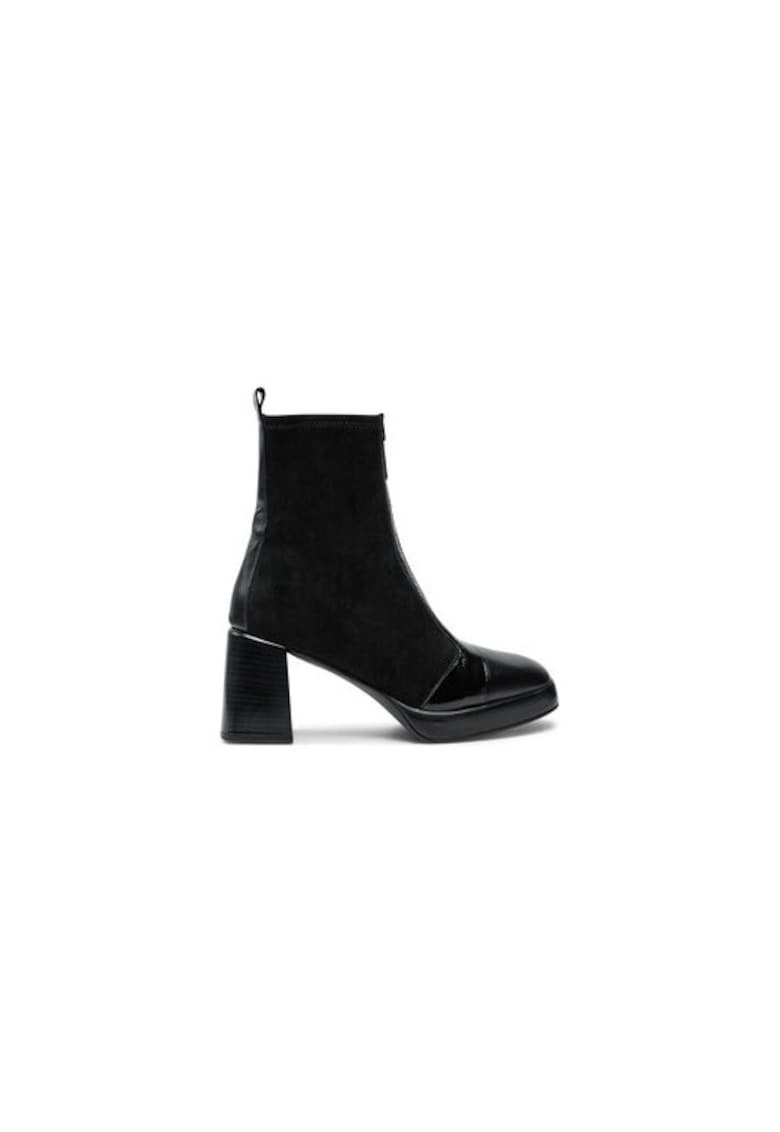 Ghete dama  304400650 - Piele naturala - Negru - Negru