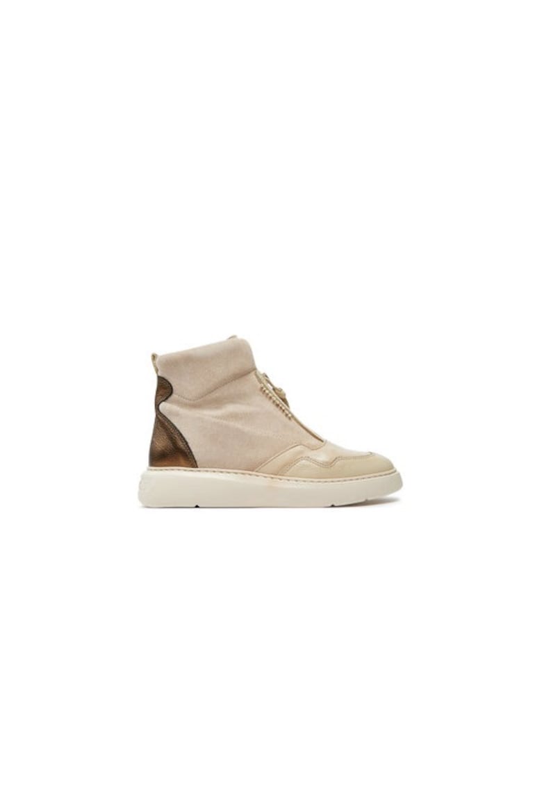 Ghete dama  304400605 - Piele naturala - Bej - Bej