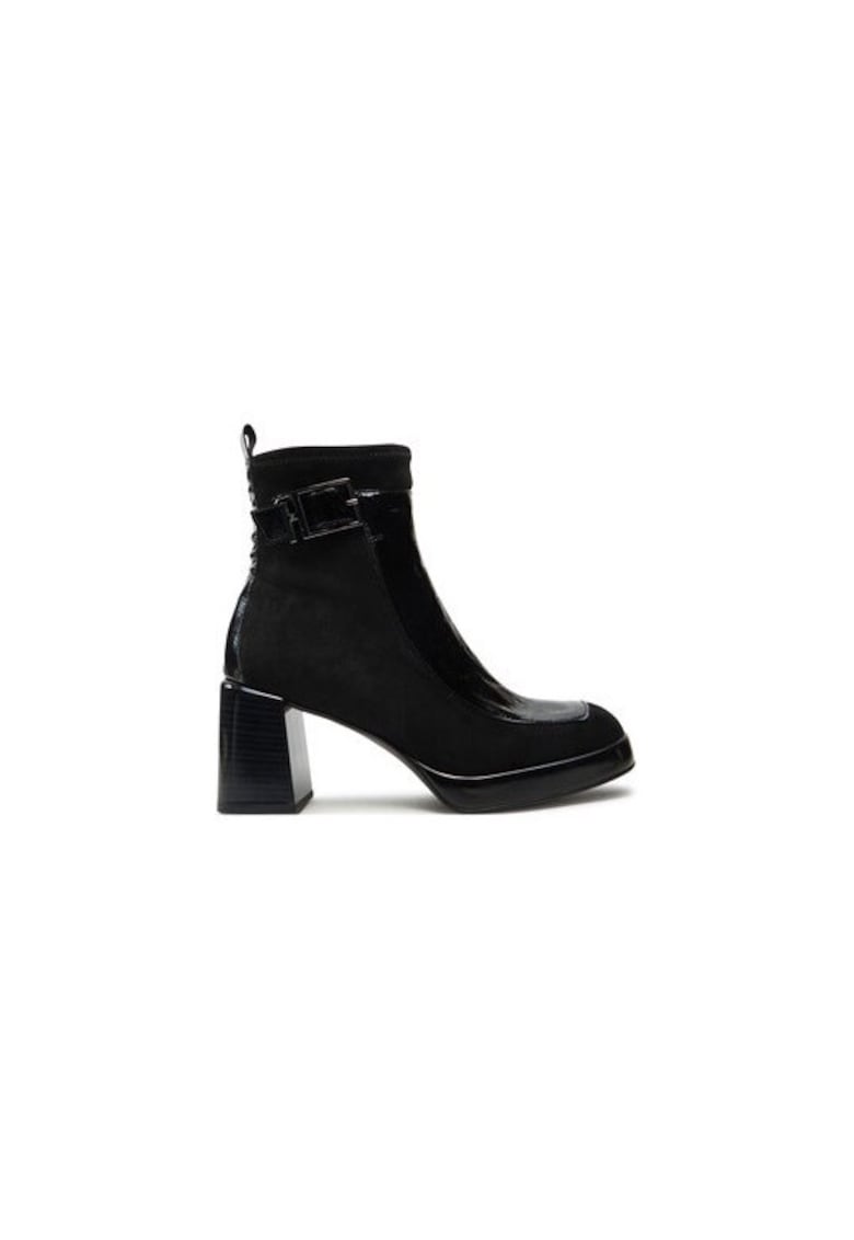 Ghete dama  304400704 - Piele naturala - Negru - Negru