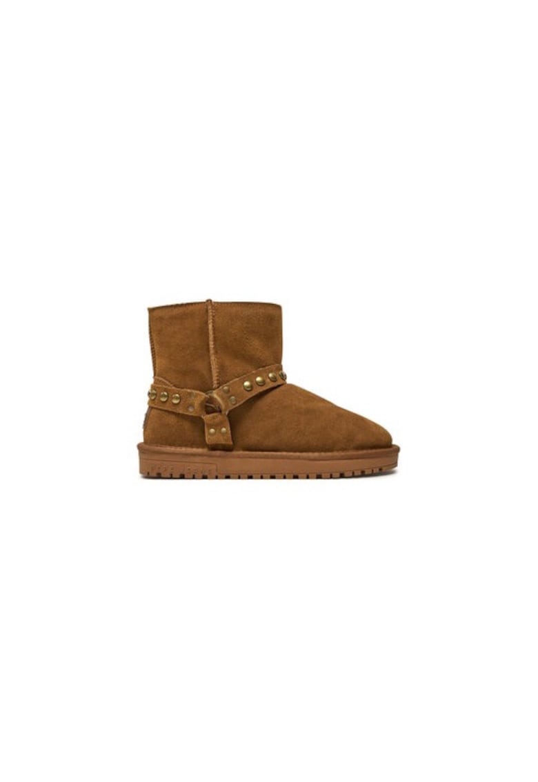 Ghete dama  304416835 - Piele naturala - 41 EU - Maro