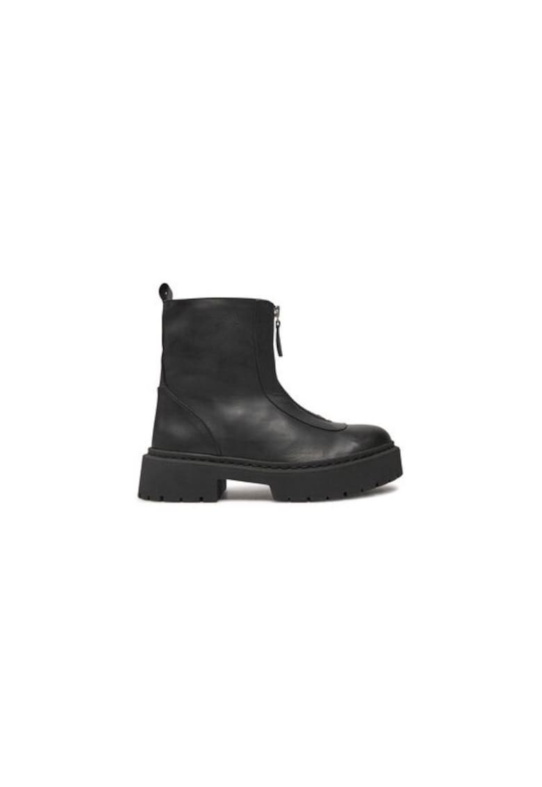 Ghete dama  304364594 - Piele naturala - 41 EU - Negru