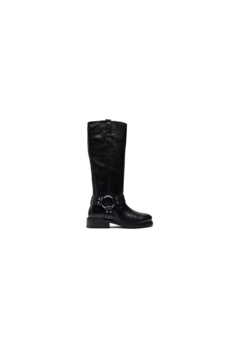Cizme dama  304553493 - Piele naturala - Negru - Negru