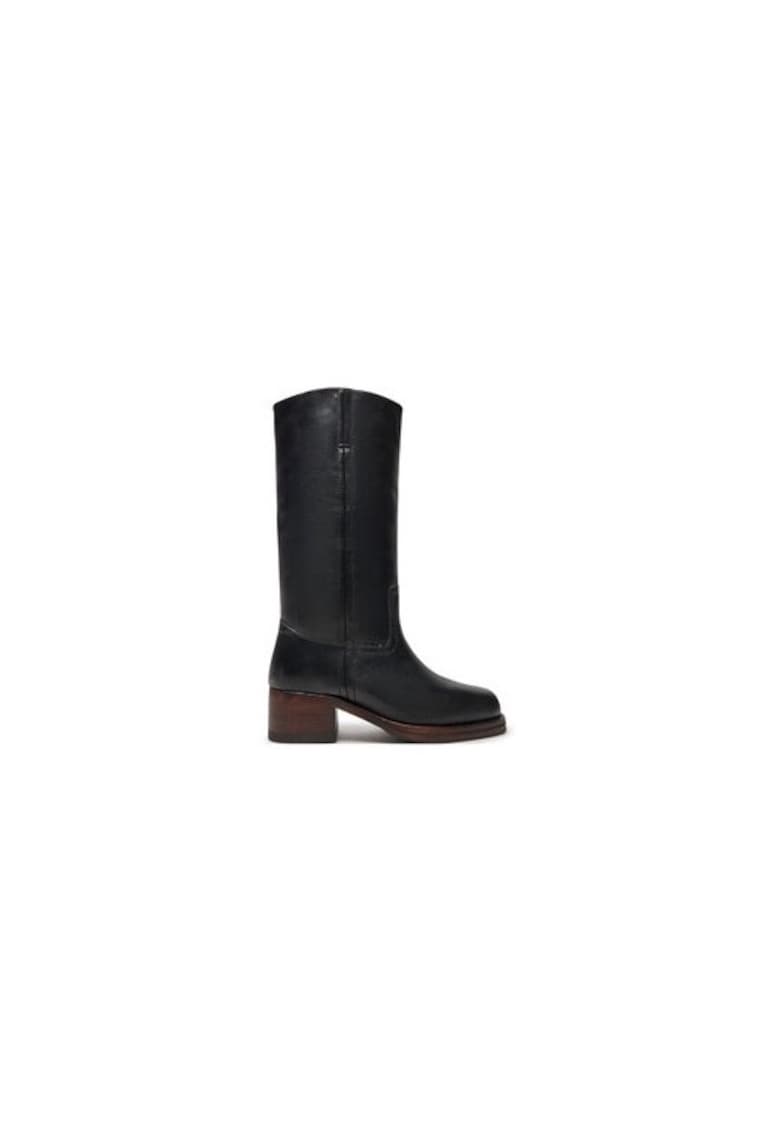Cizme dama  304962134 - Piele naturala - Negru - Negru