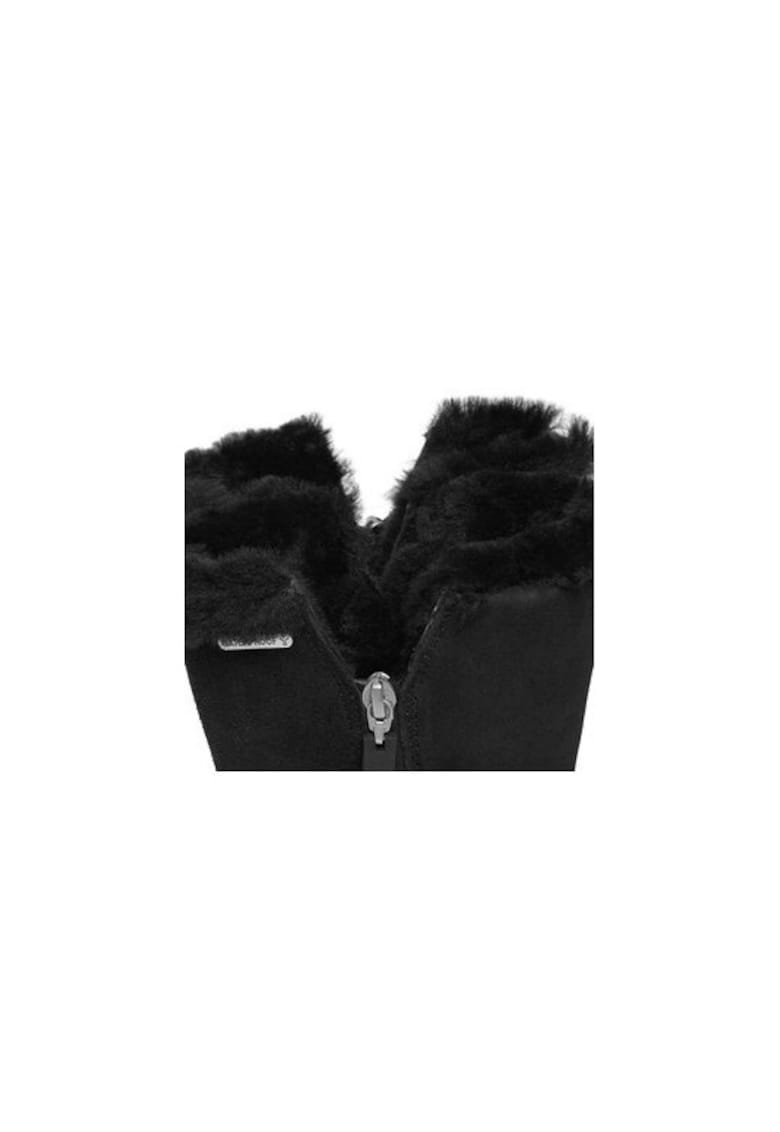 Ghete dama  302953424 - Piele naturala - 36 EU - Negru