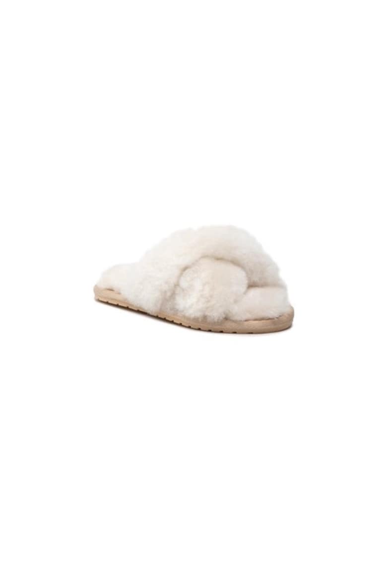 Papuci fete  207303669 - Piele naturala - Alb - Alb