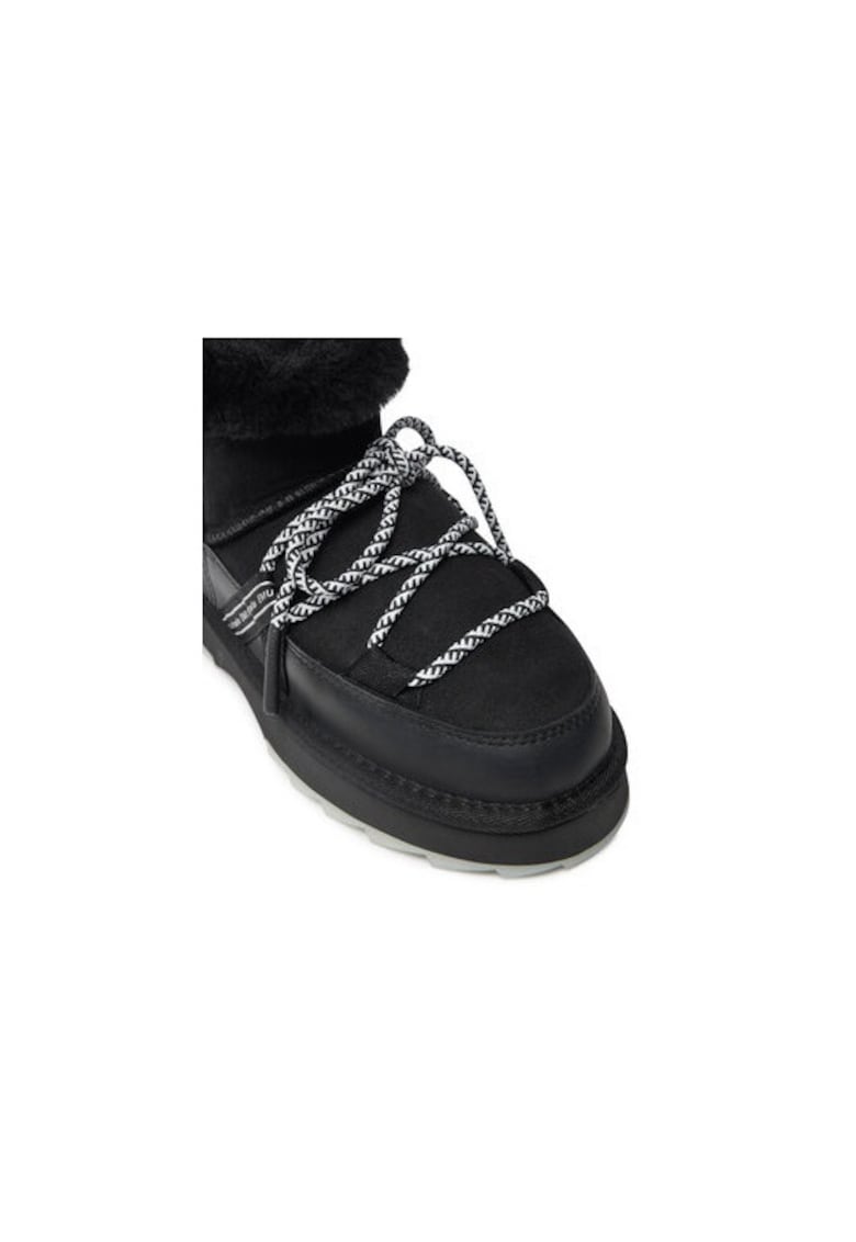 Ghete dama  304291272 - Piele naturala - Negru - Negru