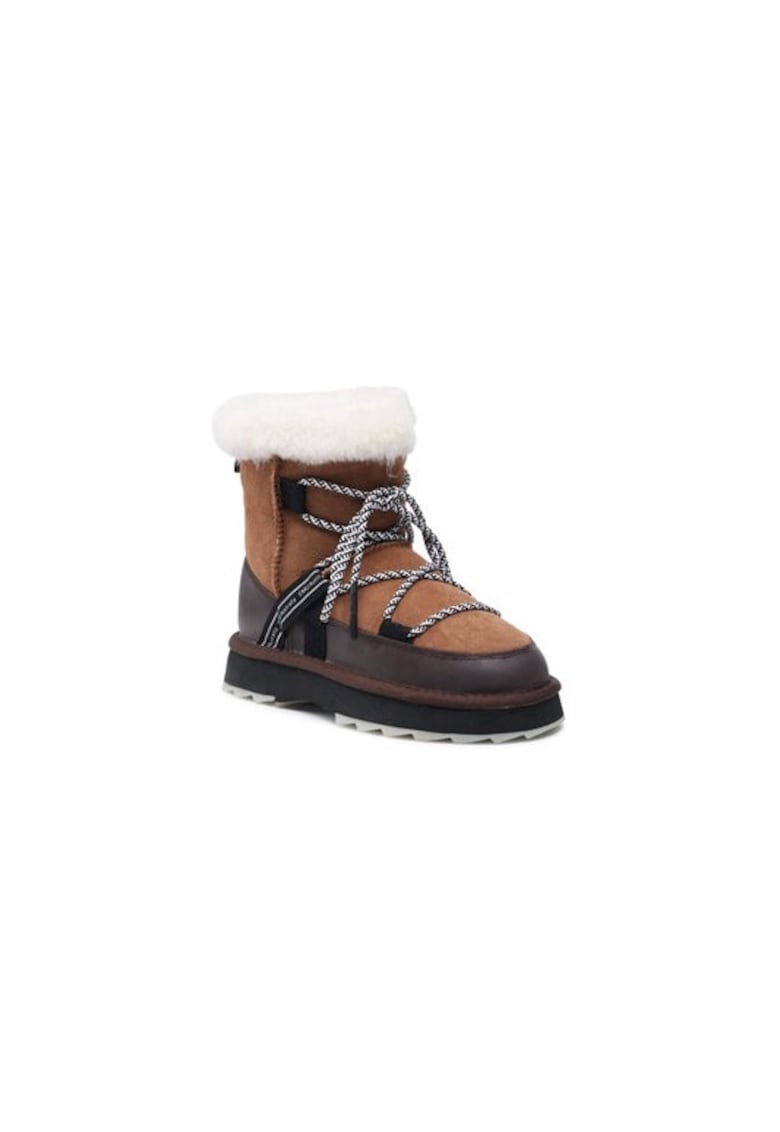 Ghete dama  208550888 - Piele naturala - 42 EU - Maro