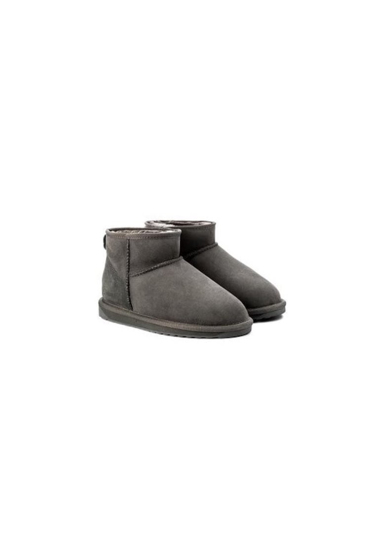 Ghete dama  191699151 - Piele naturala - 41 EU - Gri
