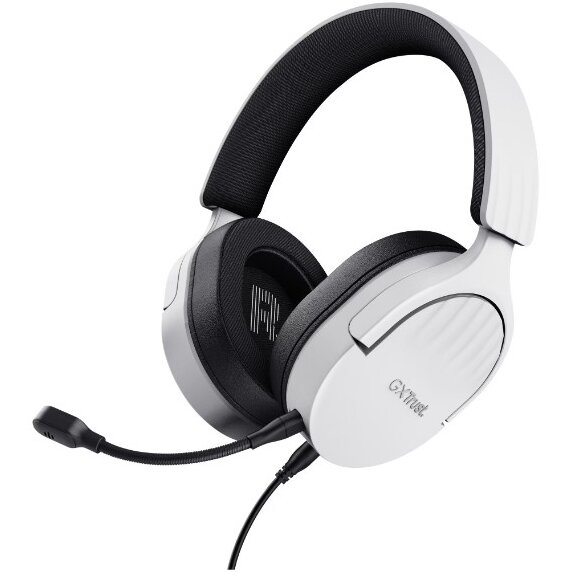 Casti cu Fir GXT 489W Fayzo Alb-Negru