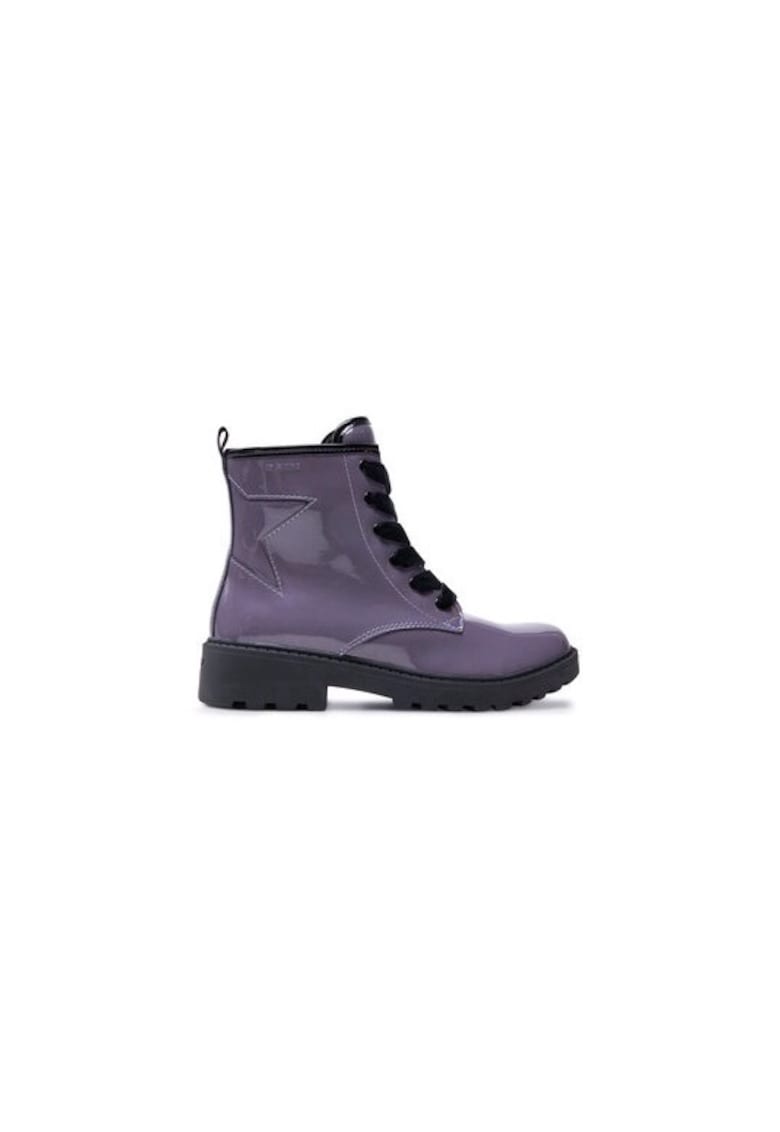 Cizme dama  Piele ecologica - Violet - Violet