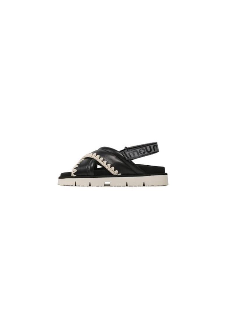 Sandale dama  302660896 - Piele naturala - Negru - Negru