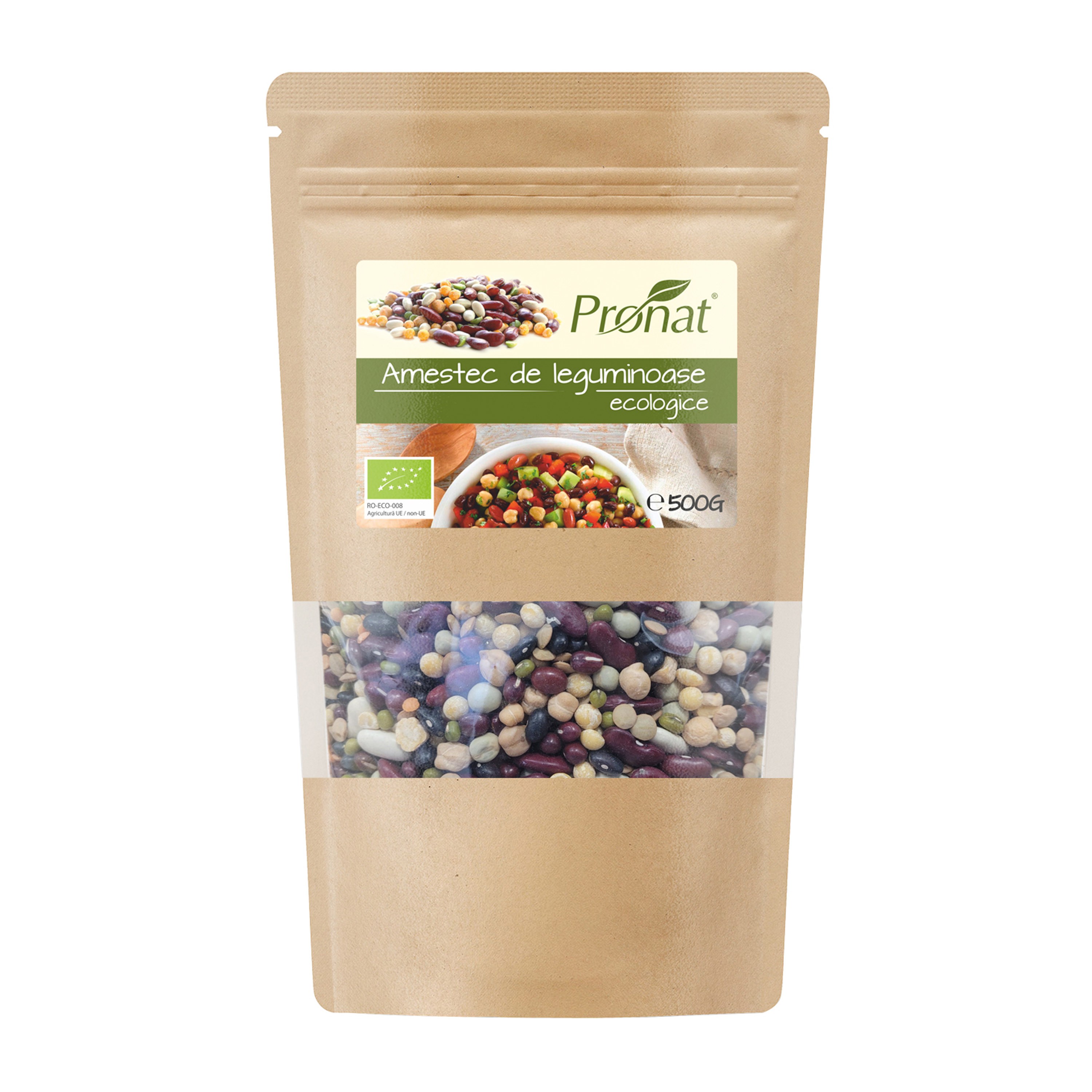 Amestec de leguminoase bio, 500g Pronat