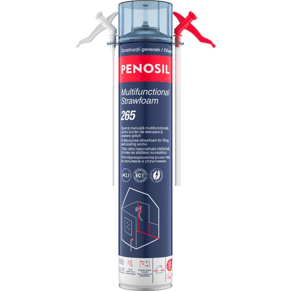 Spuma poliuretanica pentru montaj Penosil Strawfoam 265, aplicare cu pistol, 700 ml