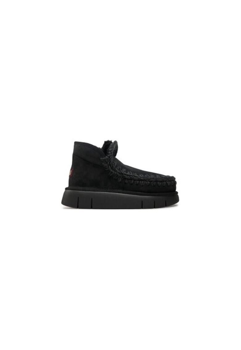 Ghete dama  304507892 - Piele naturala - Negru - Negru