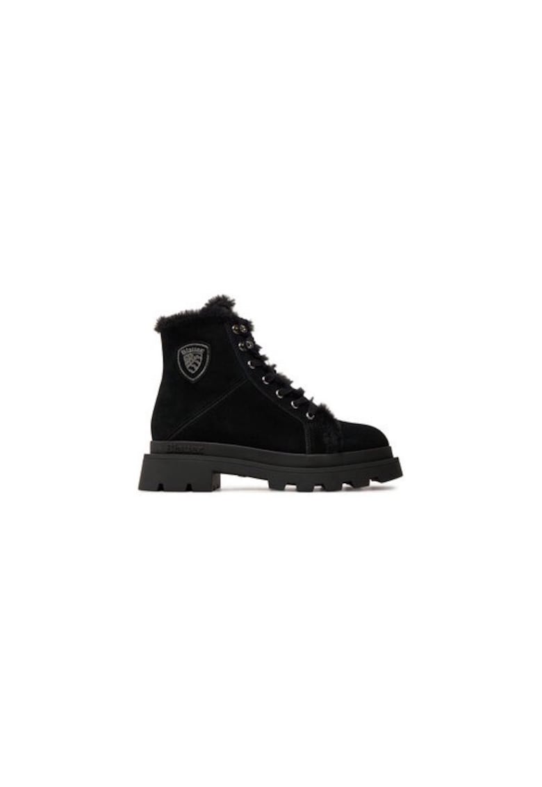 Ghete dama  304701511 - Piele naturala - Negru - Negru