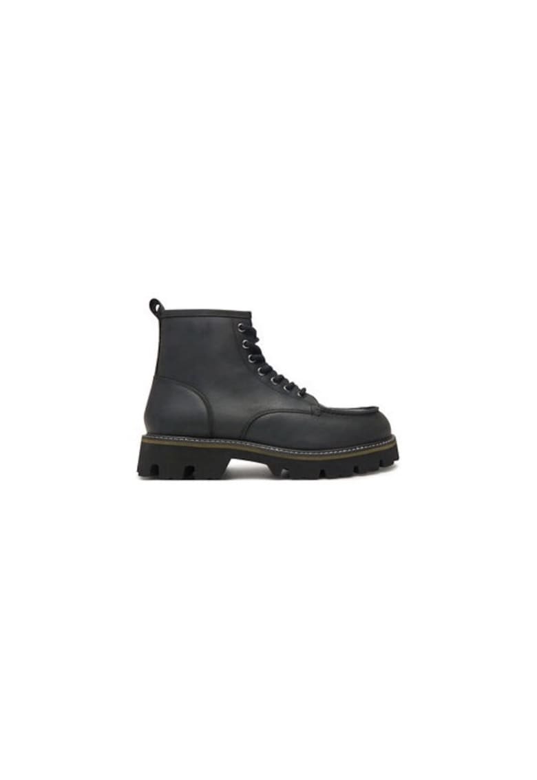 Cizme barbati  304701566 - Piele naturala - Negru - Negru