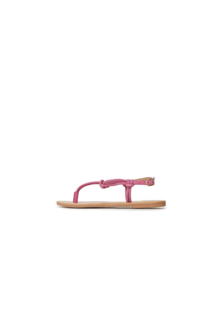 Sandale dama  302780419 - Piele naturala - Roz - Roz