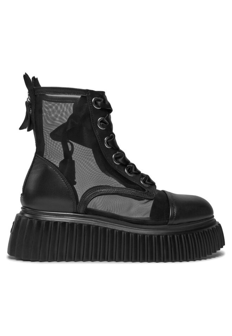 Ghete dama  303581893 - Sintetic - Negru - Negru