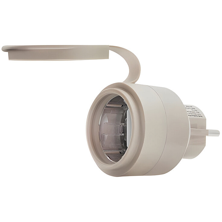 Plug S MTR Gen3, 2500W, 12A, Bluetooth 4.2, WiFi, IP44, Mocha