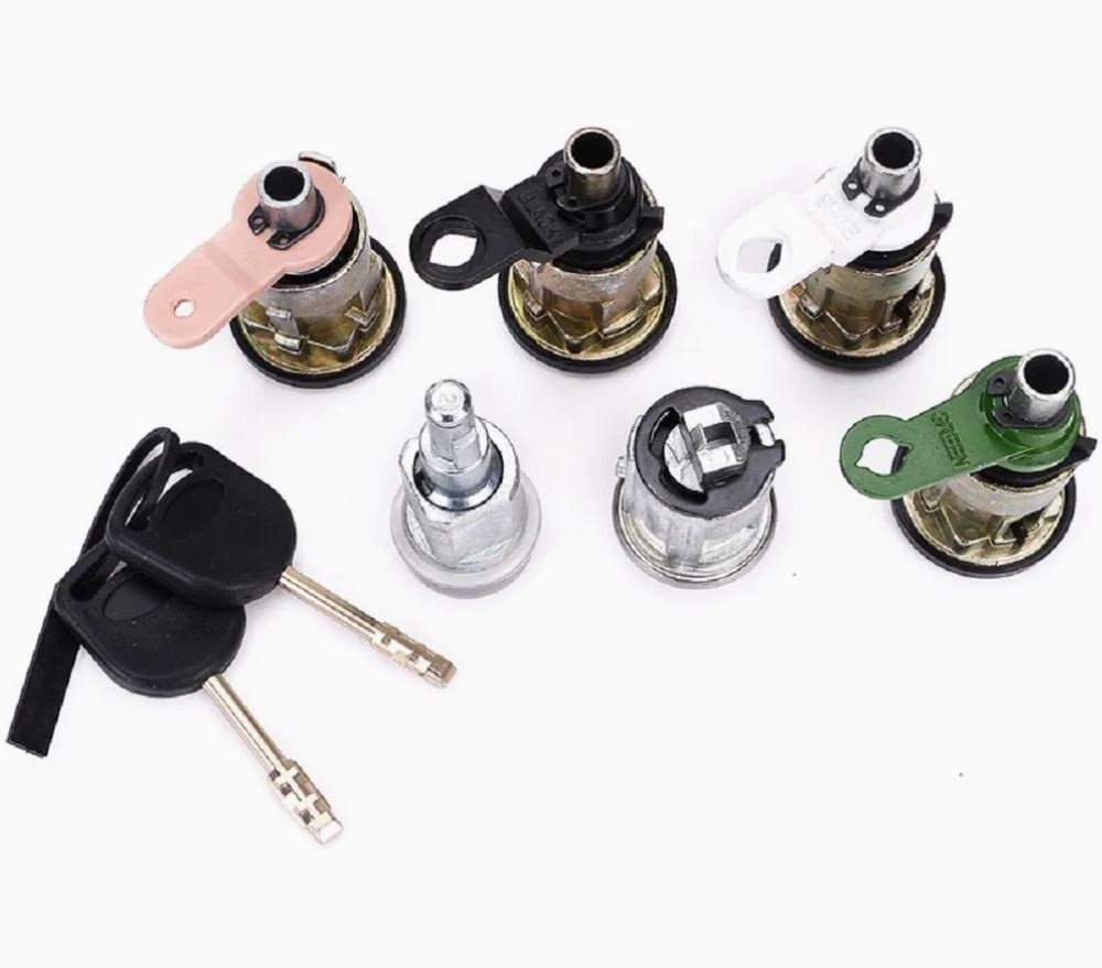 Set 6 Cilindri Inchidere Usi + 2 Chei pentru Ford Transit MK5 (1994–2000) | Echiv OE 1074762, 1112385, 95VBB22050BG