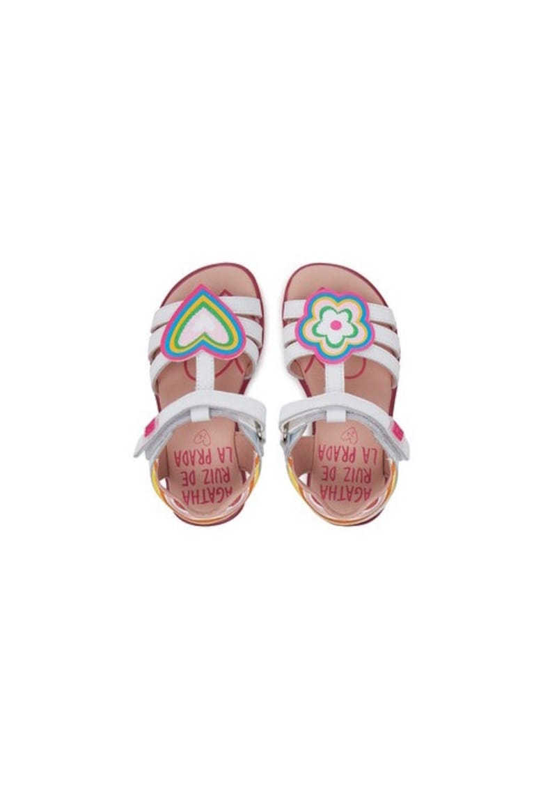 Sandale fete  305202154 - Piele naturala - Alb - Alb