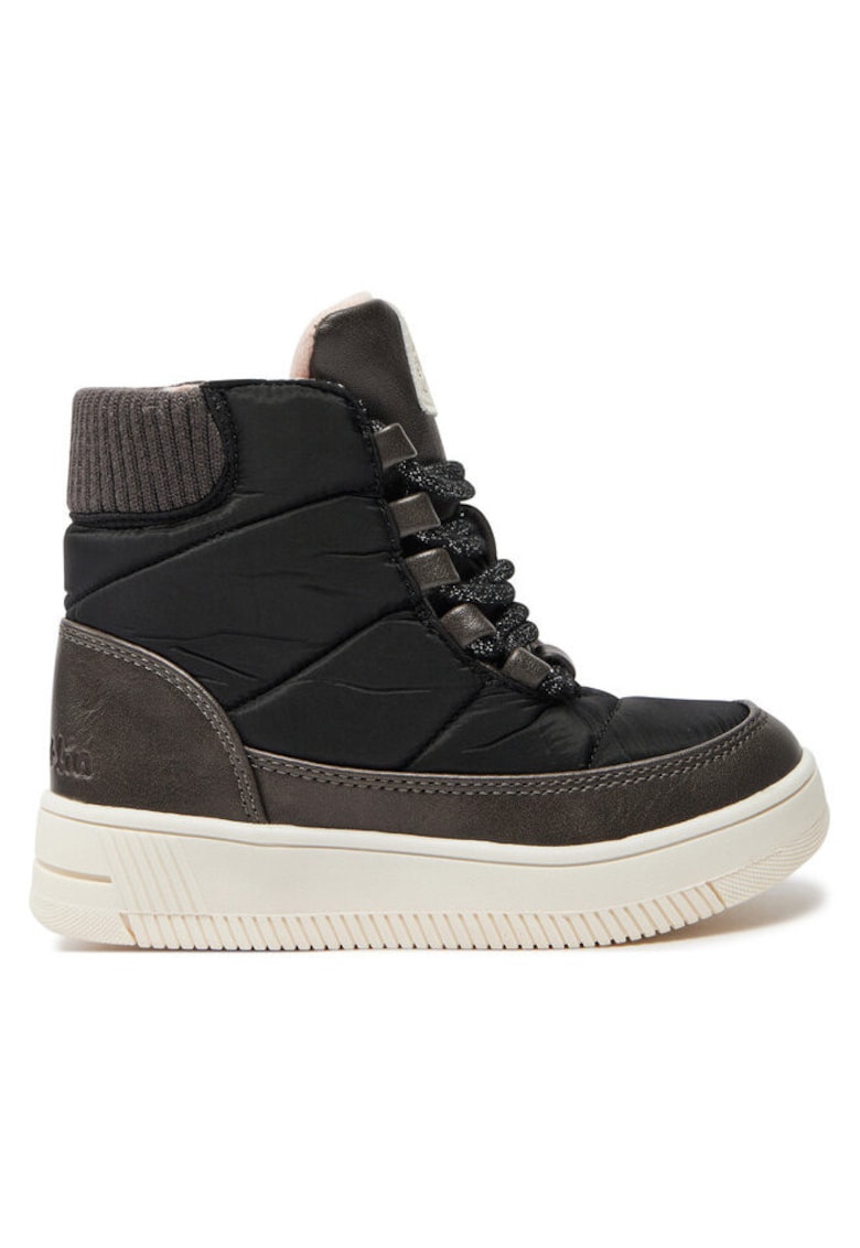 Ghete fete  304427671 - Piele ecologica - Negru - Negru