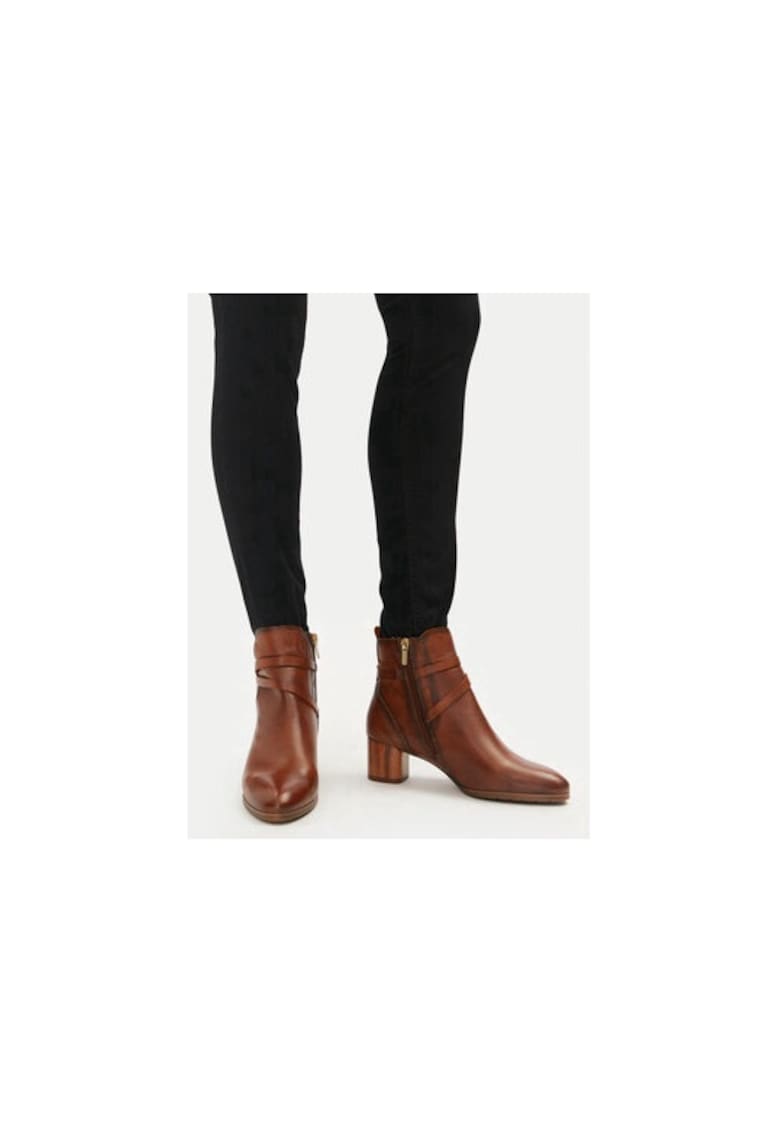 Ghete dama  302997916 - Piele naturala - Maro - Maro