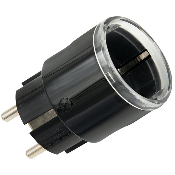 Priza inteligenta Shelly Plug S GEN3, WiFi, Matter, Bluetooth cu monitorizare consum, neagra 3800235261859