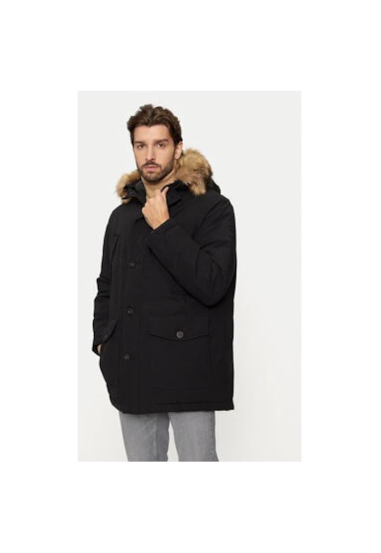 Jacheta barbati -  304465246 - Bumbac/Poliester - Negru - Negru