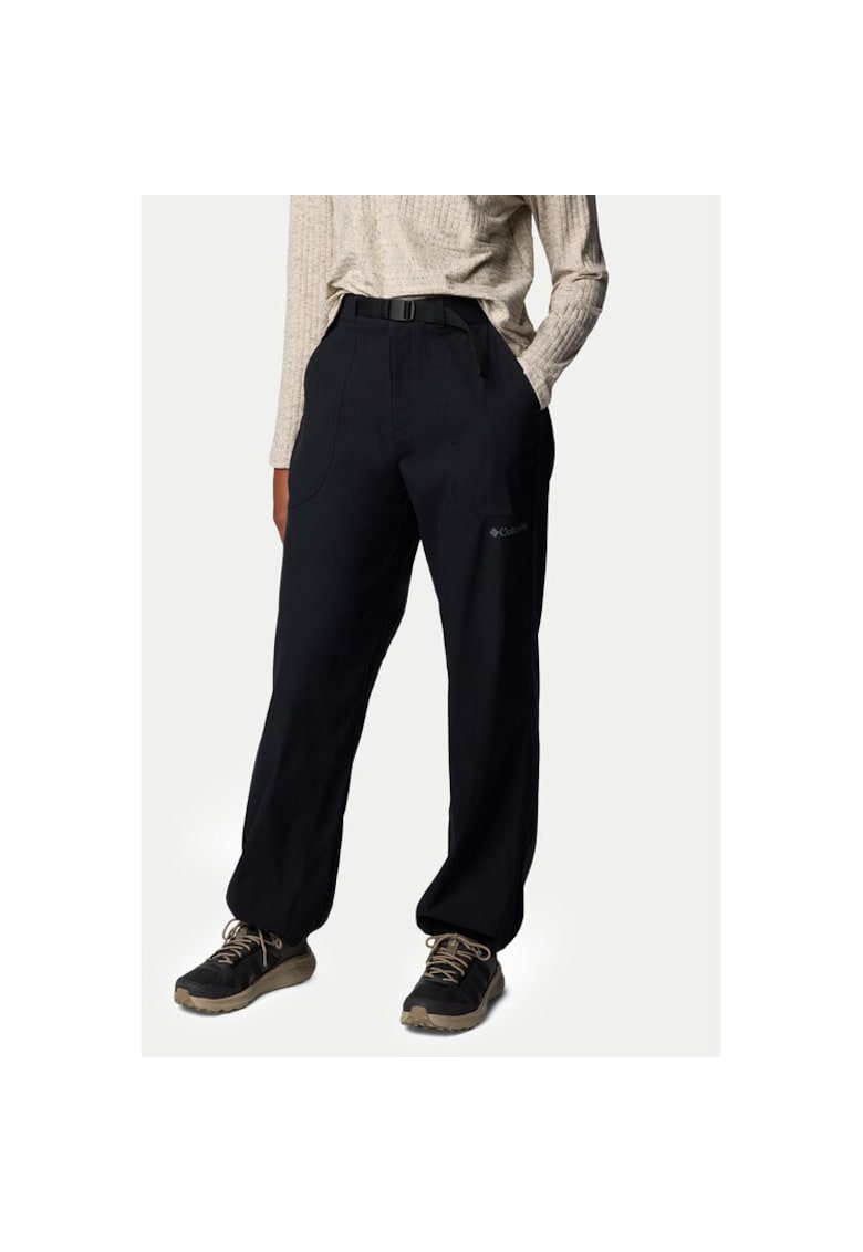 Pantaloni dama -  303980924 - Nylon - Negru - Negru