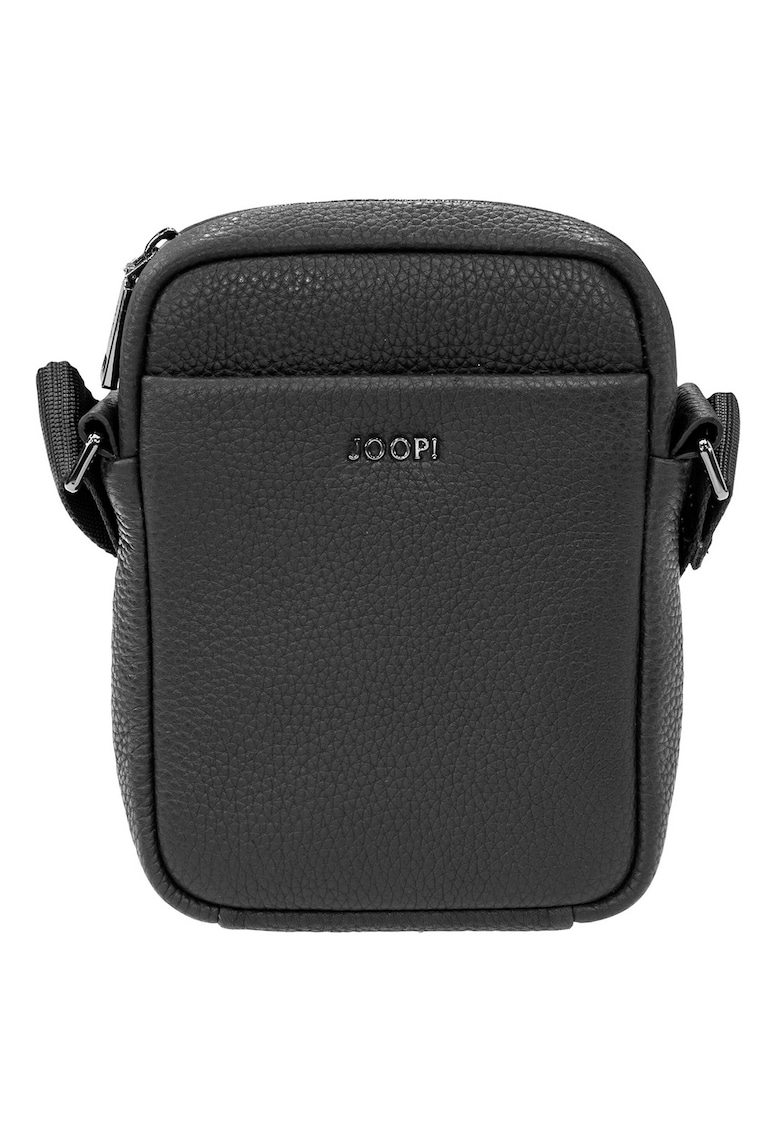 Geanta crossbody din piele cu aspect texturat Cardona Rafael 20433 - Negru