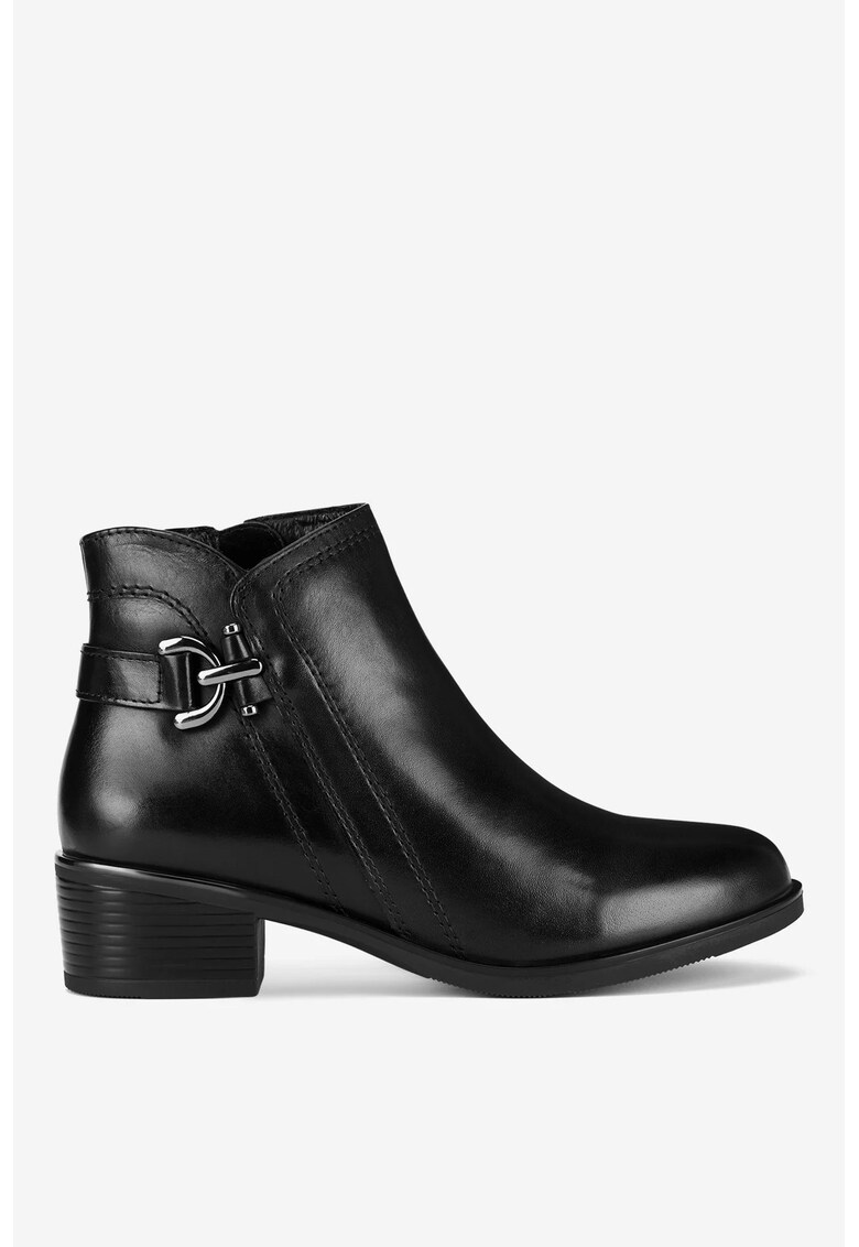 Ghete dama  5903419560583 - Piele naturala - Negru - Negru