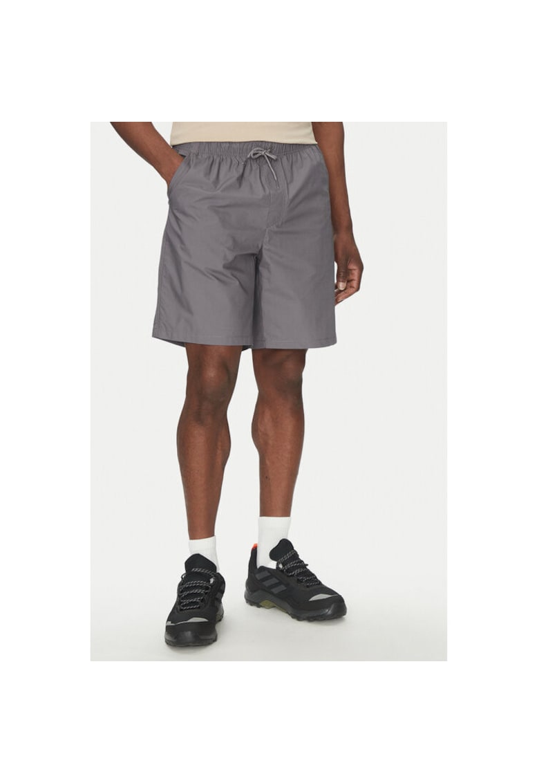 Pantaloni scurti barbati -  304694745 - Bumbac - Gri - Gri