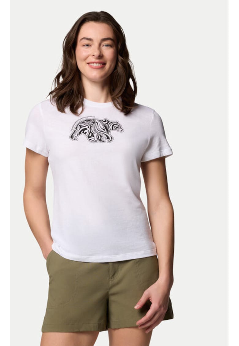 Tricou dama -  304694967 - Bumbac/Rayon - Alb - Alb