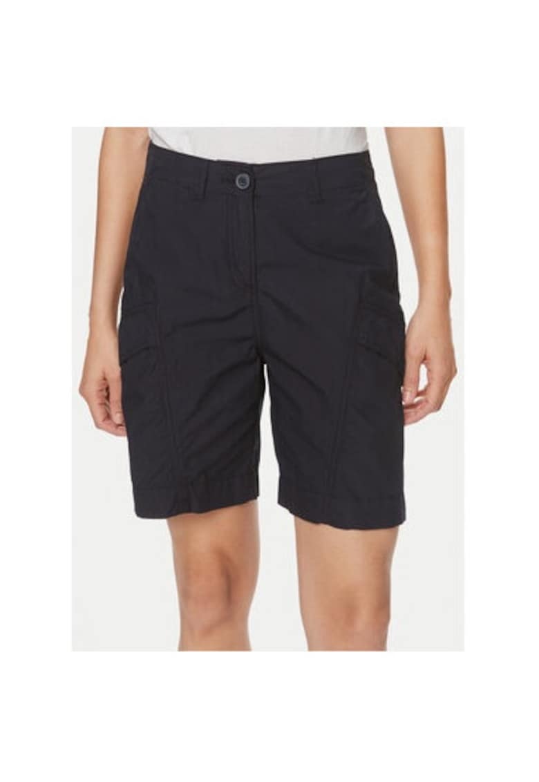 Pantaloni scurti dama -  303651855 - Bumbac - Albastru - Albastru