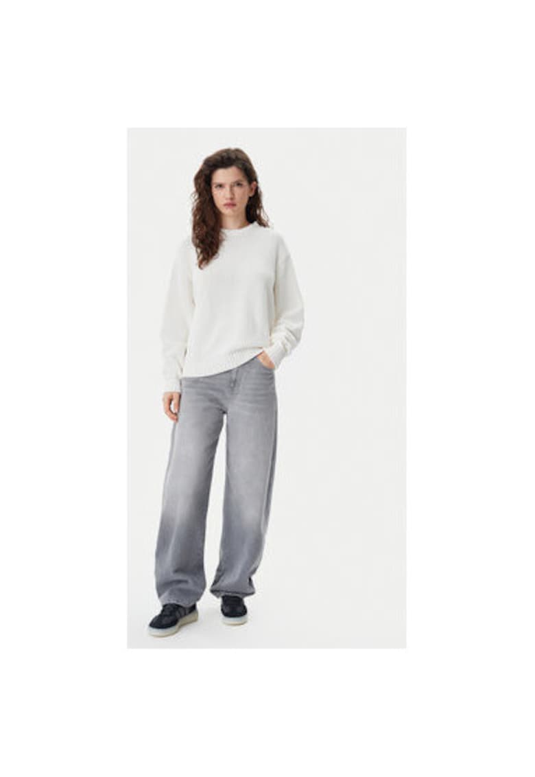 Pulover dama -  305332240 - Bumbac - Bej - Bej